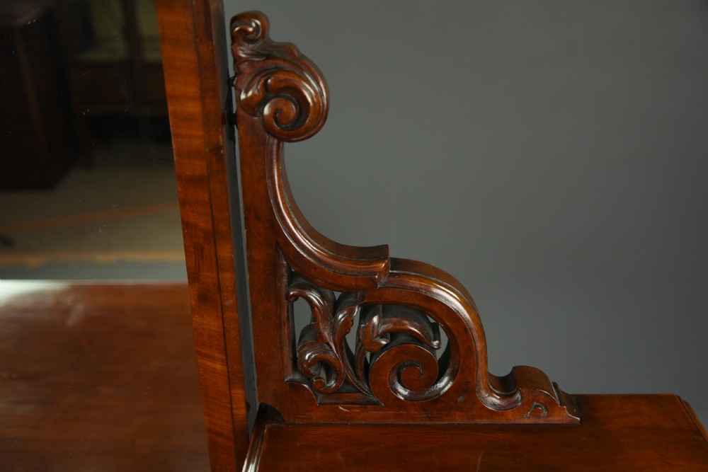 Victorian pedestal dressing table  View VI