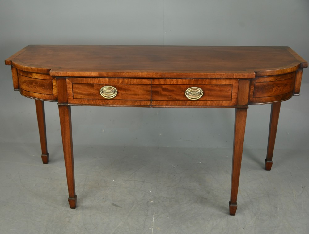 Georgian mahogany serving table side table