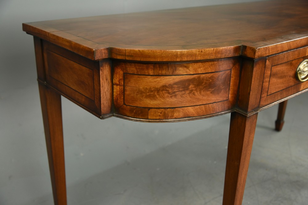 Georgian mahogany serving table side table View IV