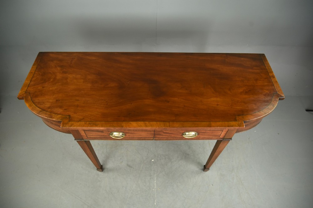 Georgian mahogany serving table side table View V