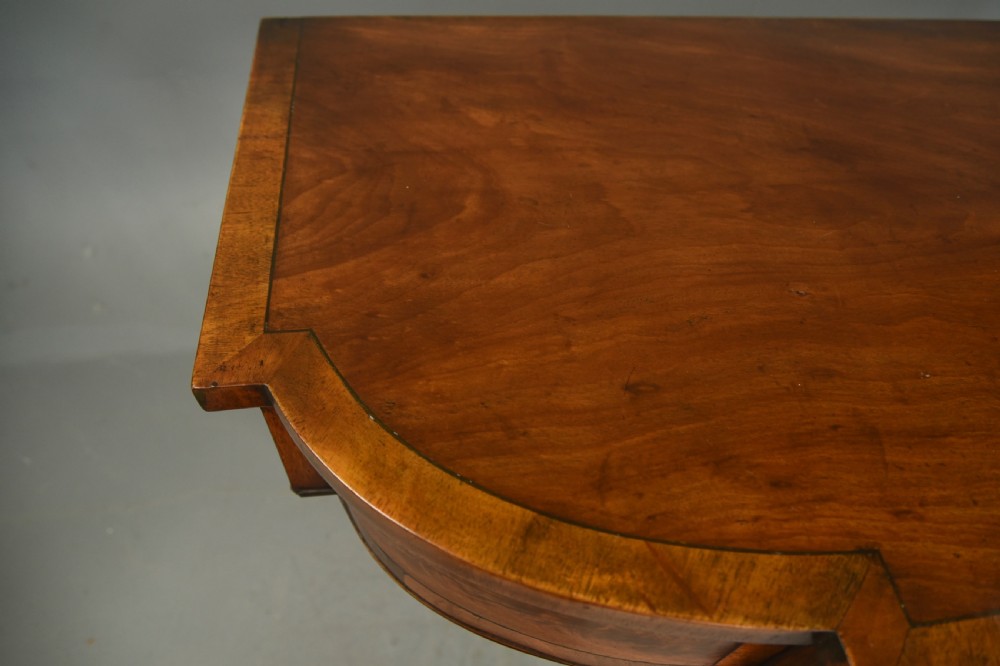 Georgian mahogany serving table side table View VII