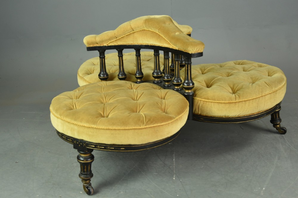 Victorian conversation seat  View III