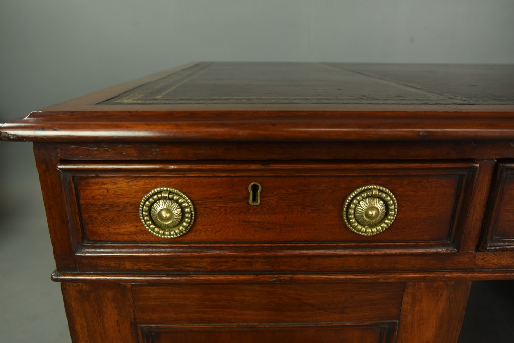 Victorian partners desk S & H JEWELL  View VII