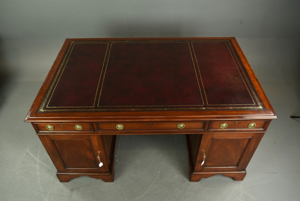Victorian partners desk S & H JEWELL  View VIII