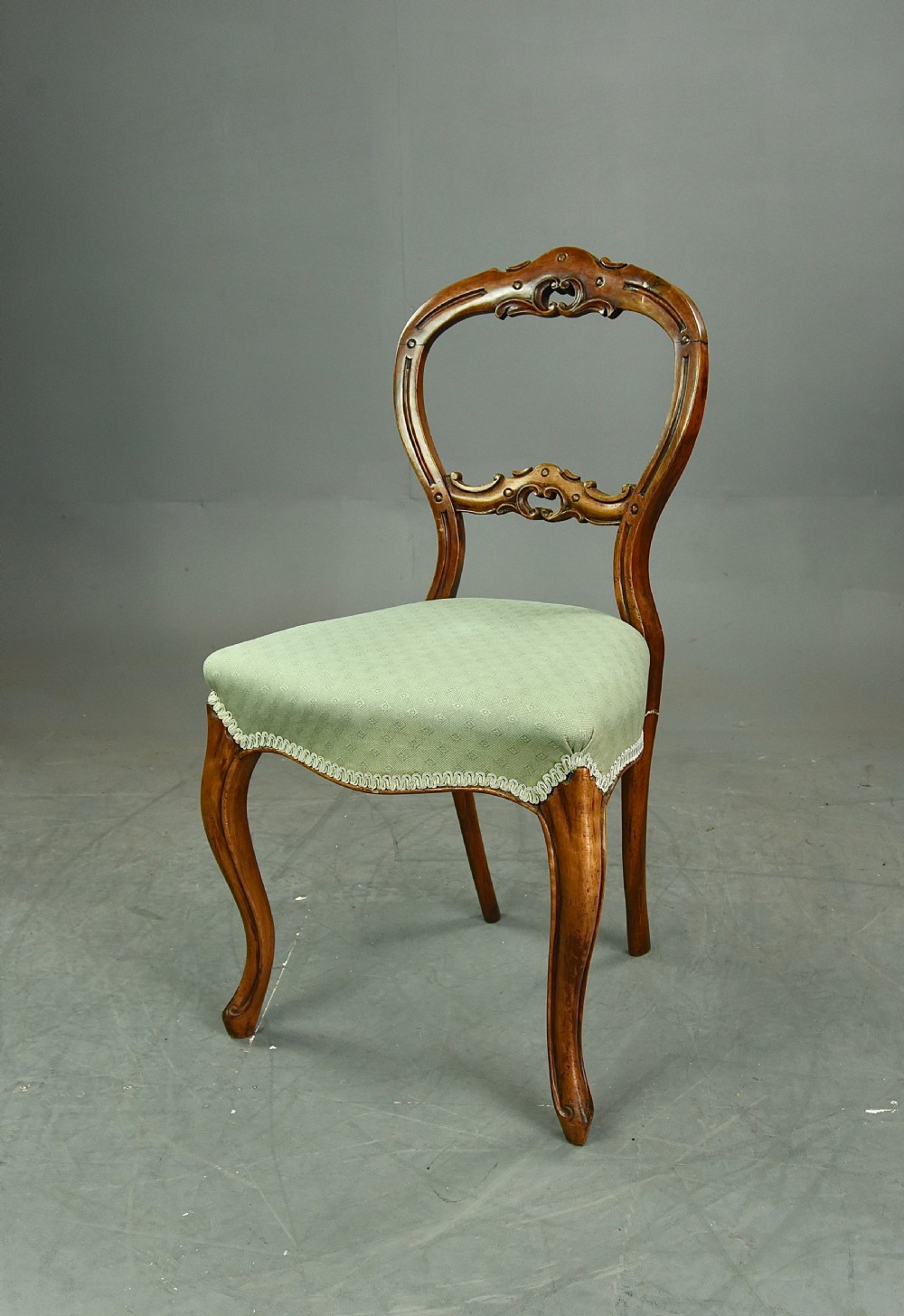 set of six Victorian dining chairs  View II