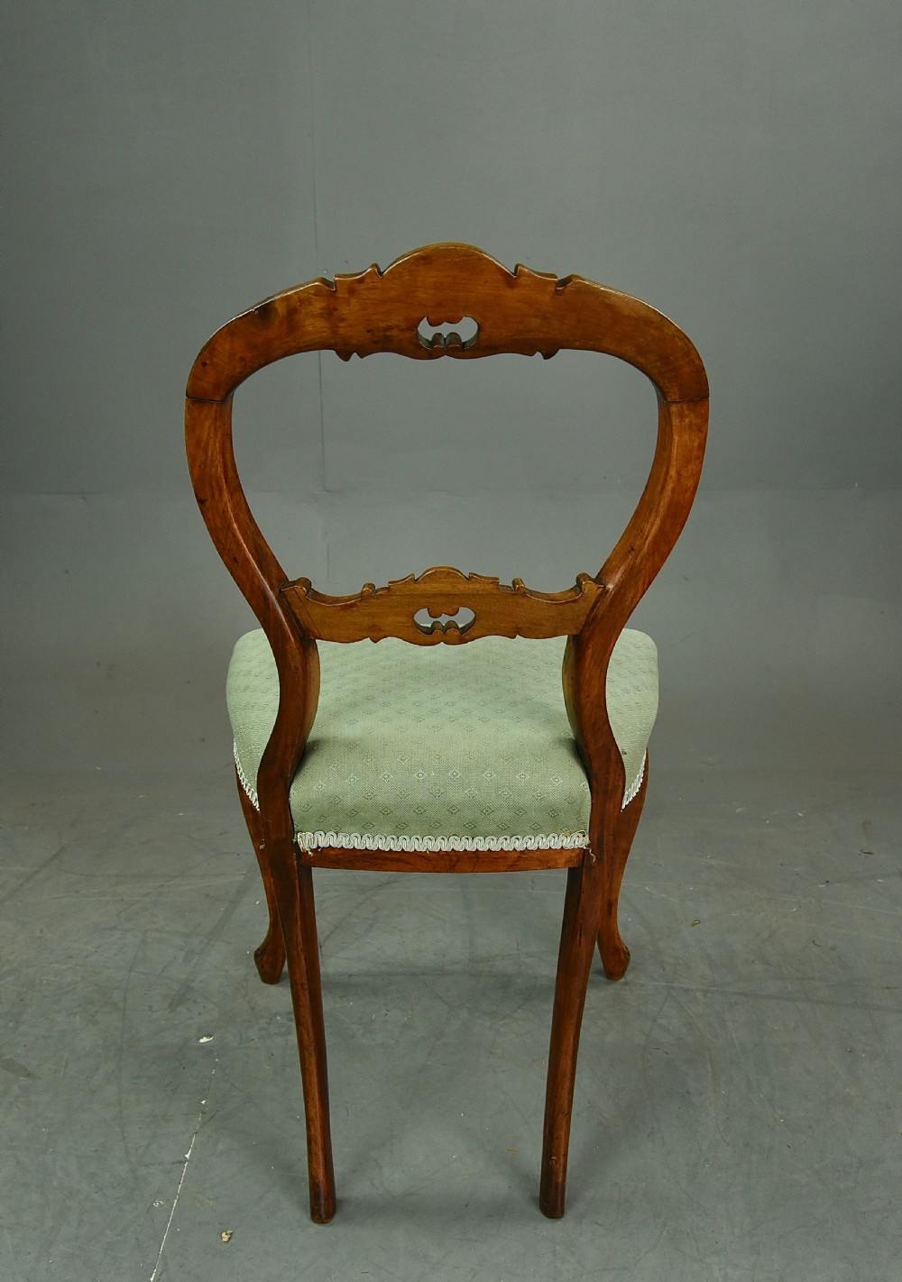 set of six Victorian dining chairs  View IV