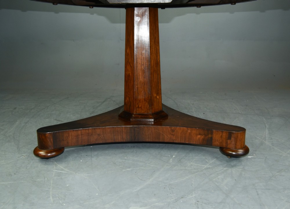 Regency rosewood centre dining table  View VII