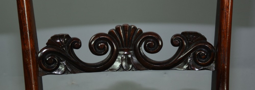 Set of eight Regency dining chairs  View V