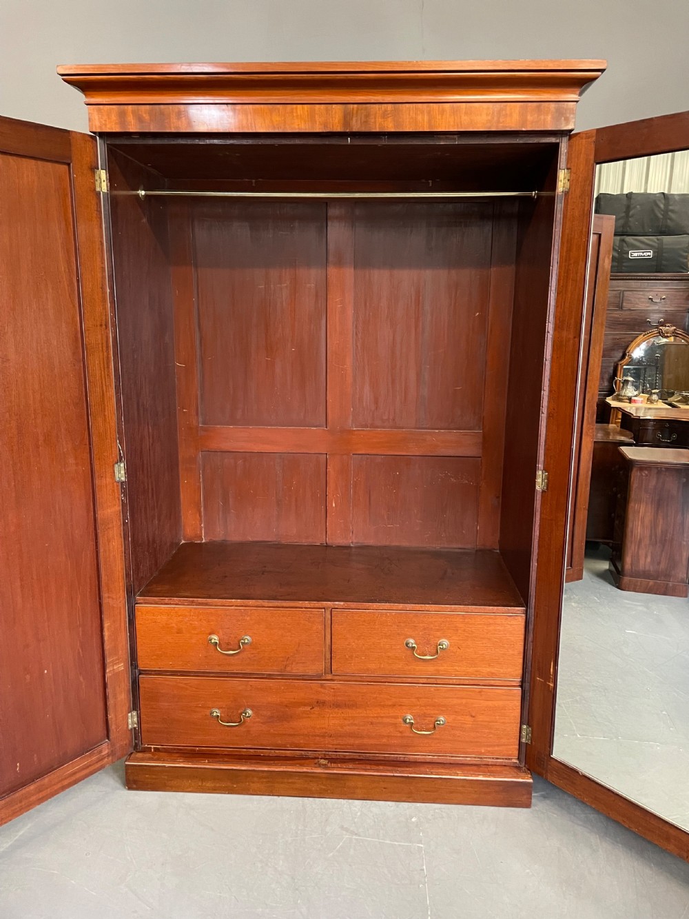 Victorian two door wardrobe  View IV