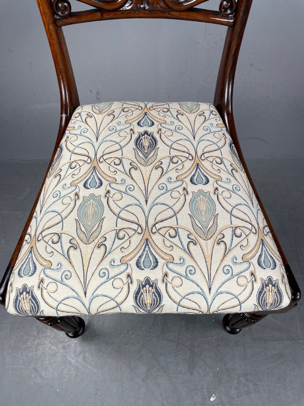 Set of four Rosewood dining chairs  View XVII