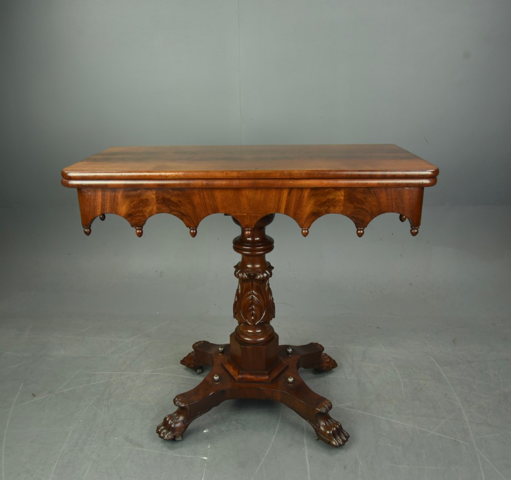 British colonial Padauk wood tea table 