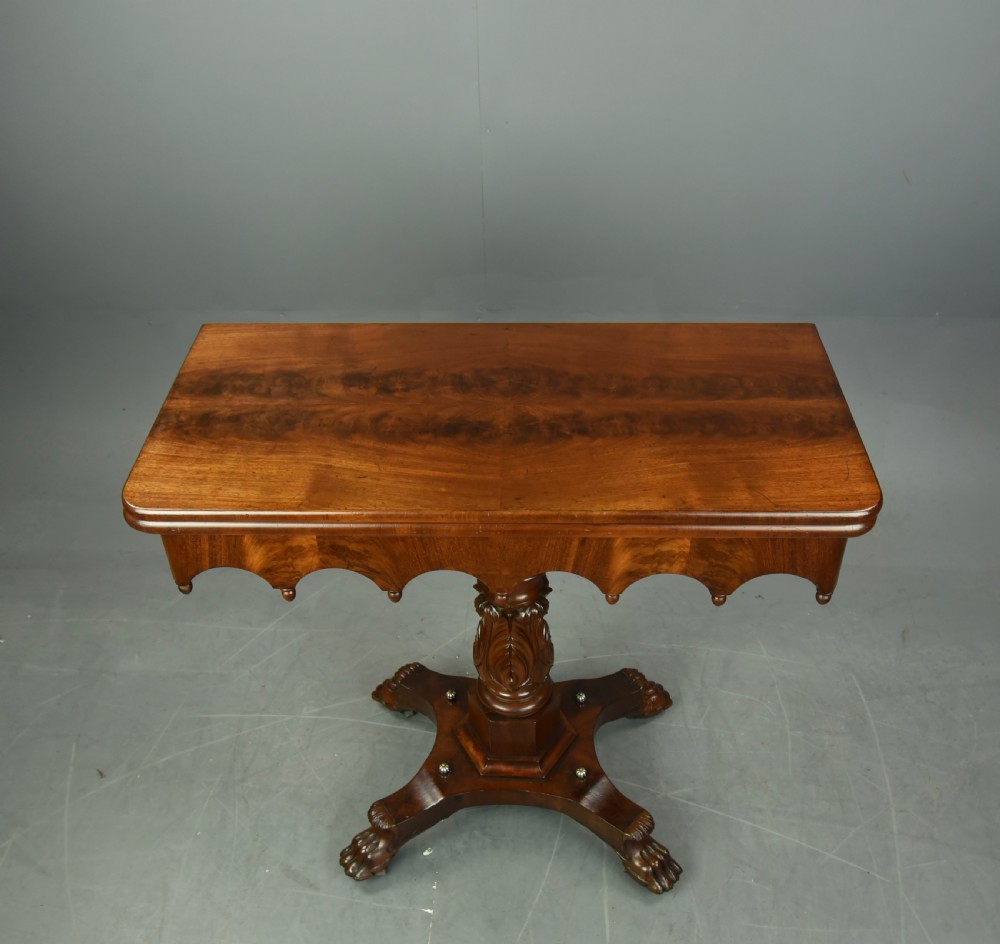 British colonial Padauk wood tea table  View IV