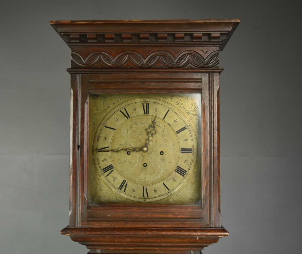 Oak musical grandfather clock by maple London View II