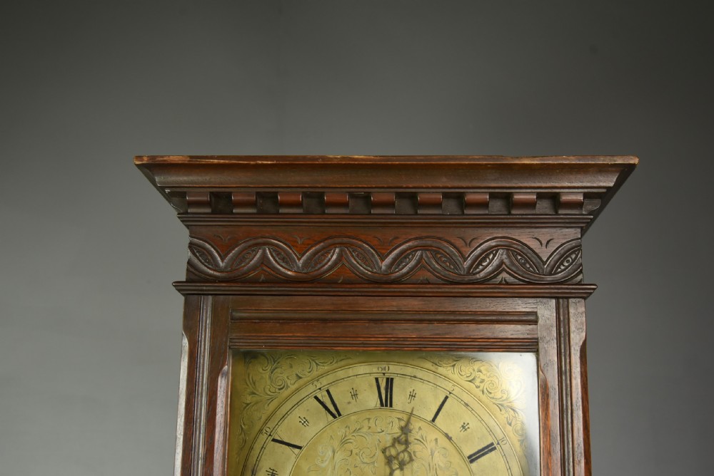Oak musical grandfather clock by maple London View III