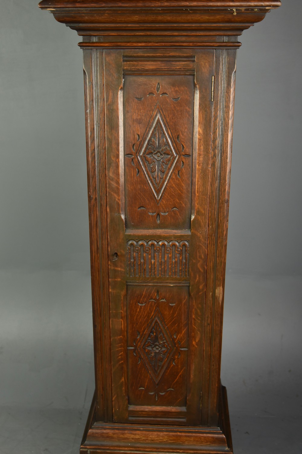 Oak musical grandfather clock by maple London View IV