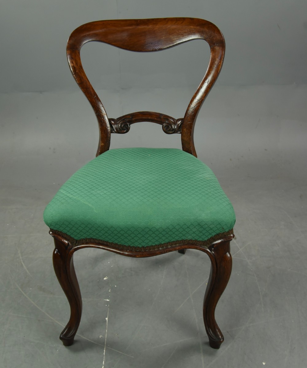 set of 6 Victorian dining chairs  View II