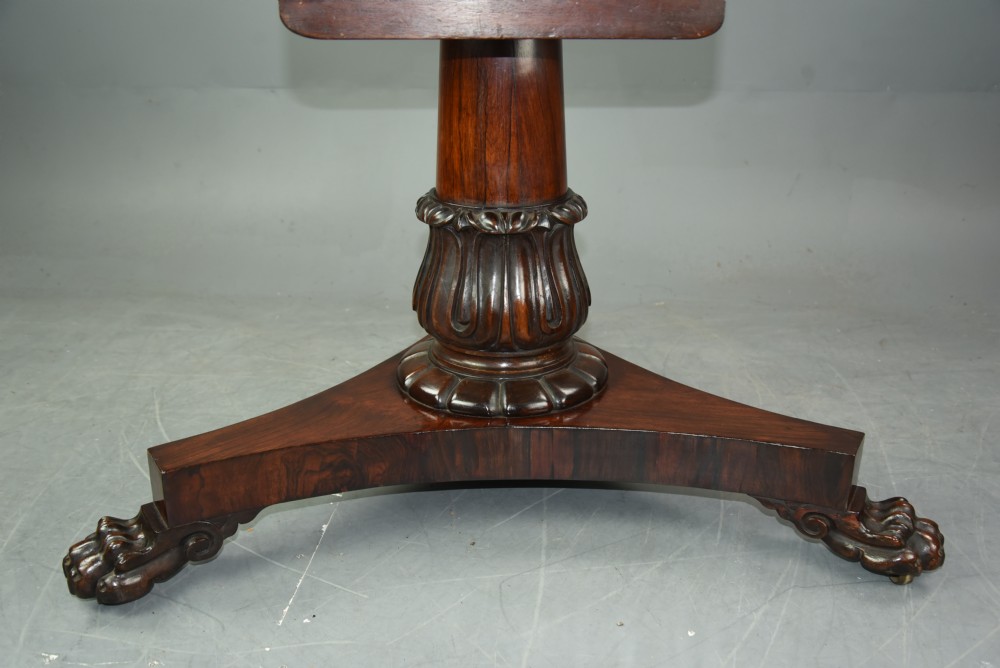 Antique Regency  Rosewood breakfast dining table  View IV