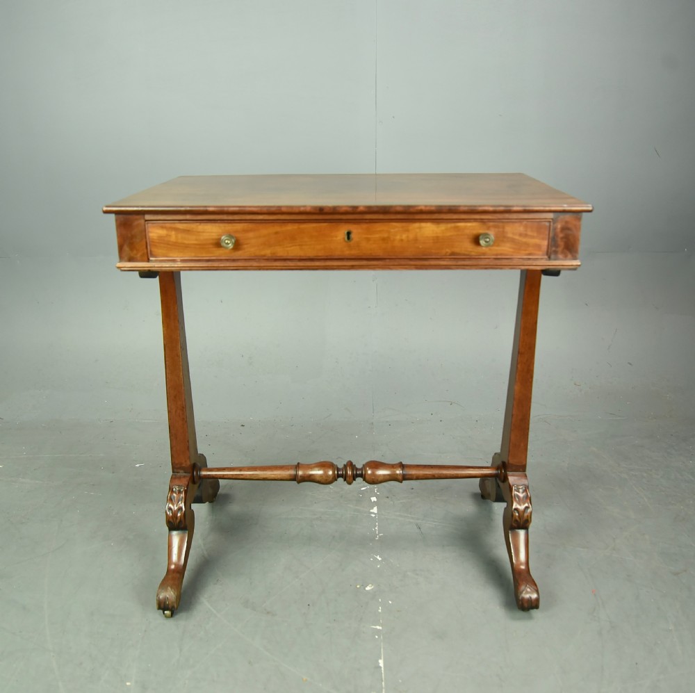 Regency mahogany side table