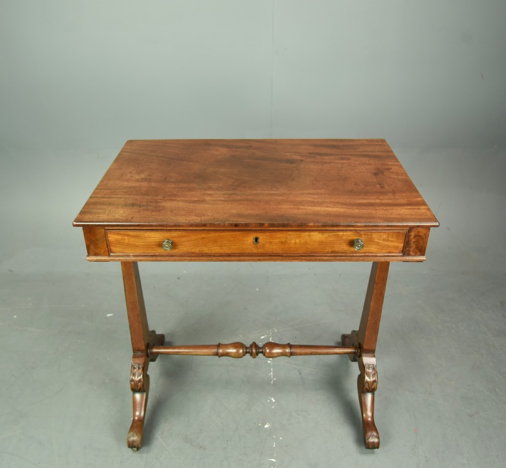 Regency mahogany side table View II