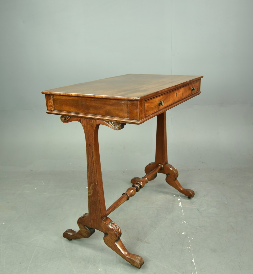 Regency mahogany side table View V