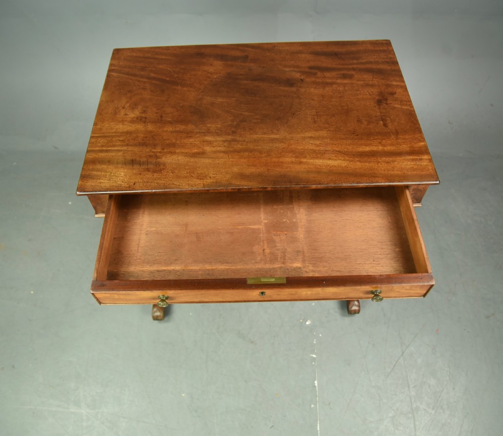 Regency mahogany side table View VI