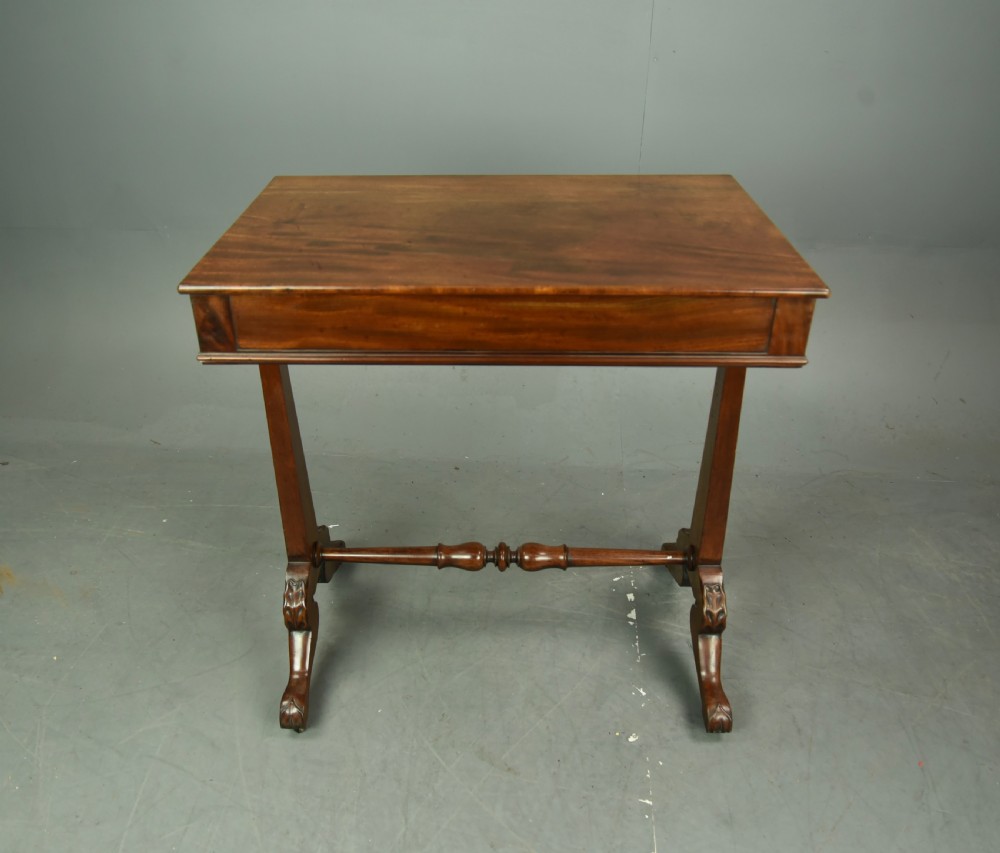 Regency mahogany side table View VII