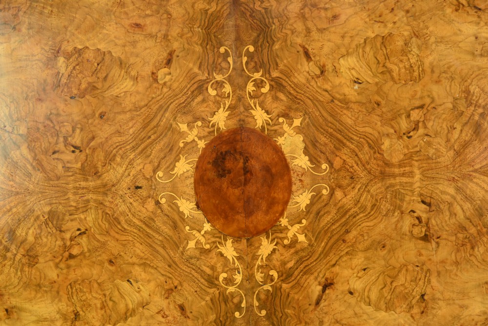  Victorian walnut inlaid breakfast table  View IV