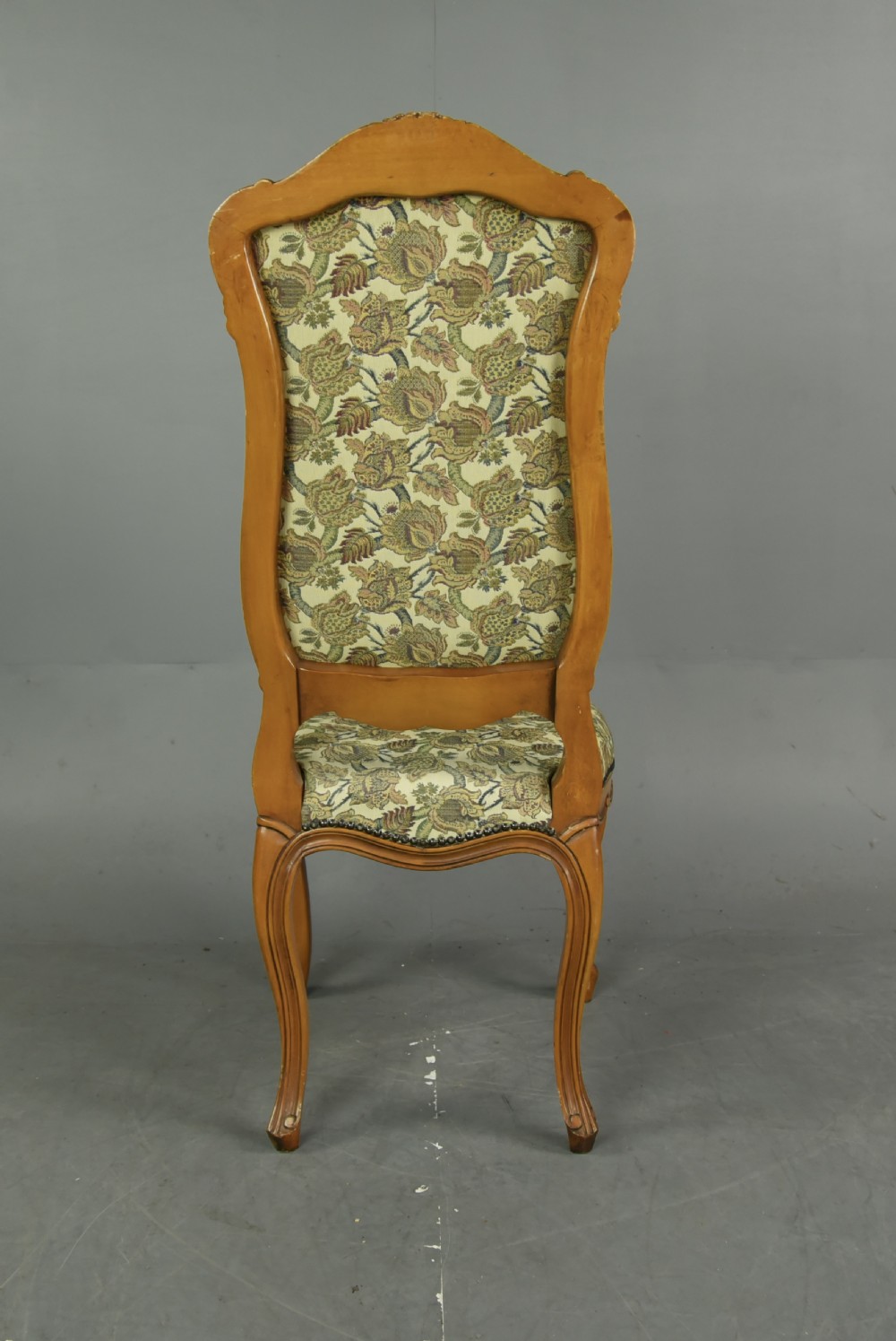 Set of eight French high back dining chairs  View IV