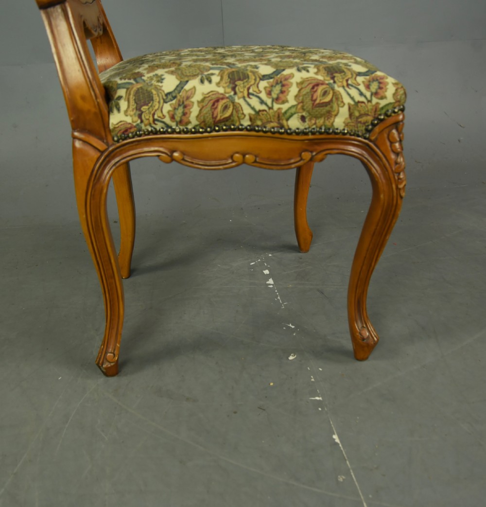 Set of eight French high back dining chairs  View VII