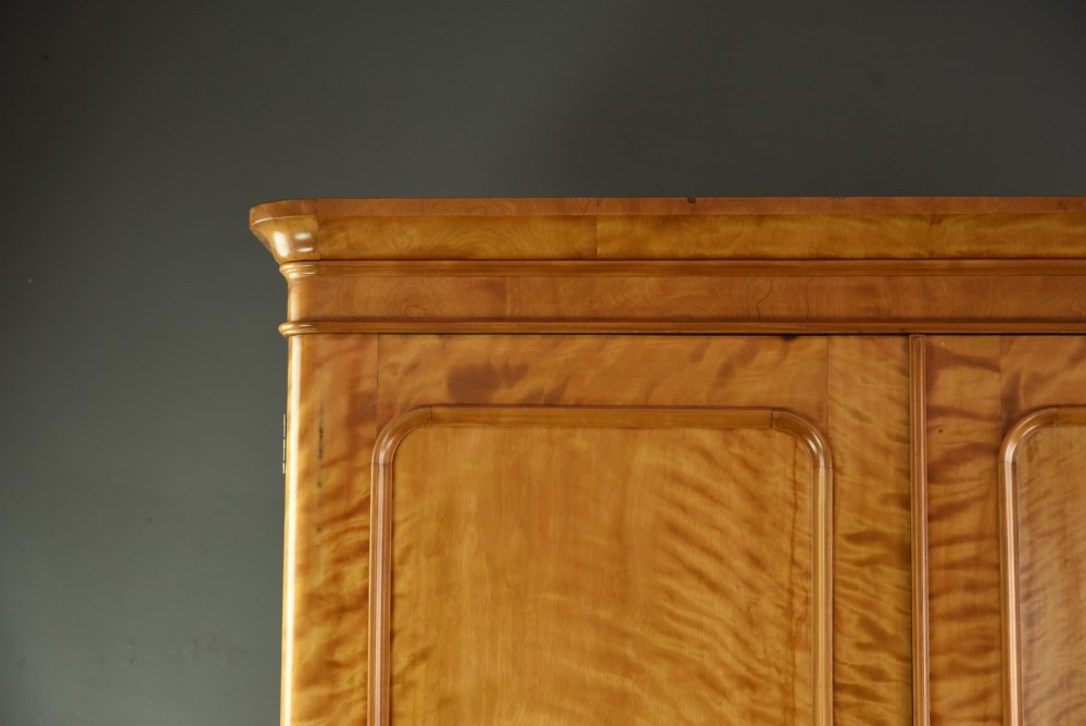 Victorian two door wardrobe in satinwood Heal & sons  View IV