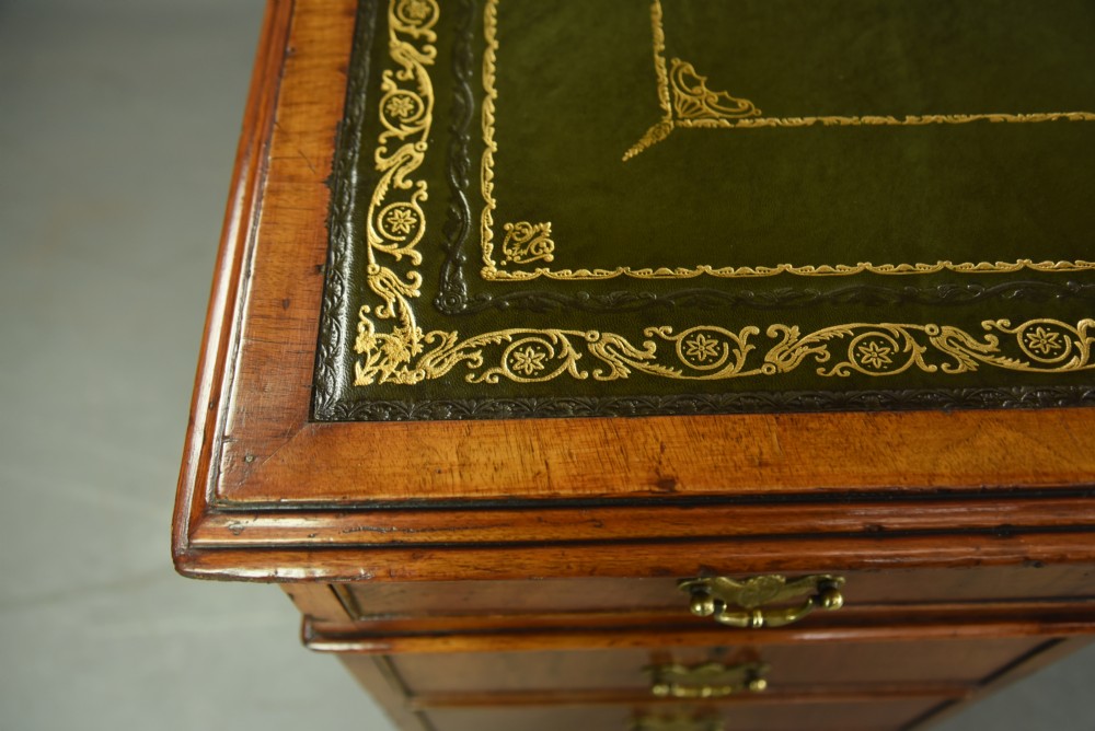 Victorian walnut partners desk  View IV