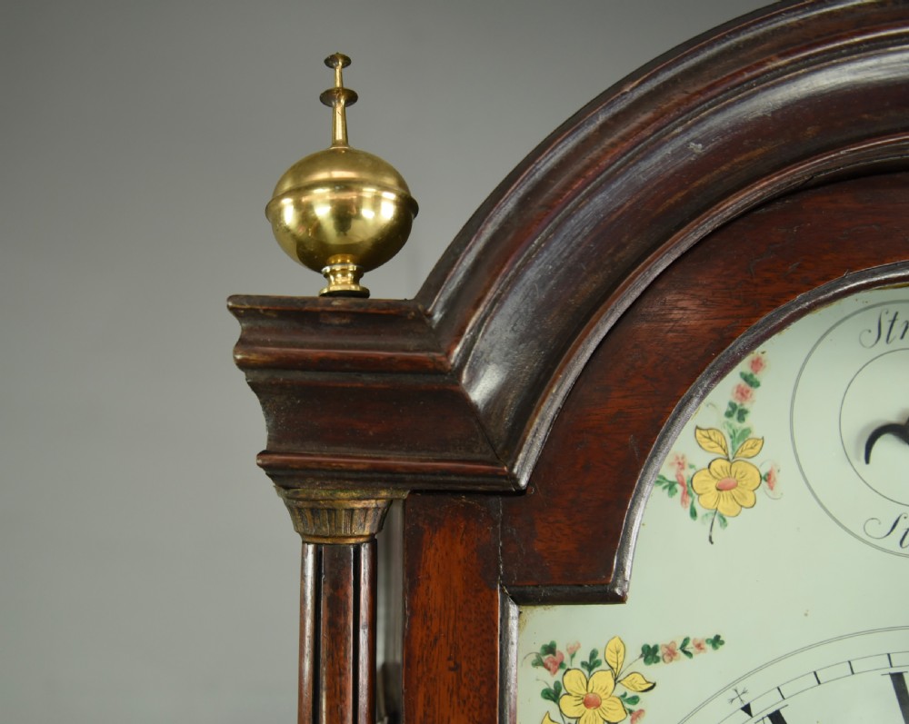 19th century antique mahogany grandfather clock long case clock View VIII