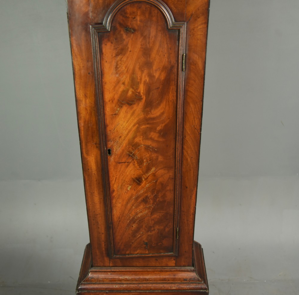 19th century antique mahogany grandfather clock long case clock View IX