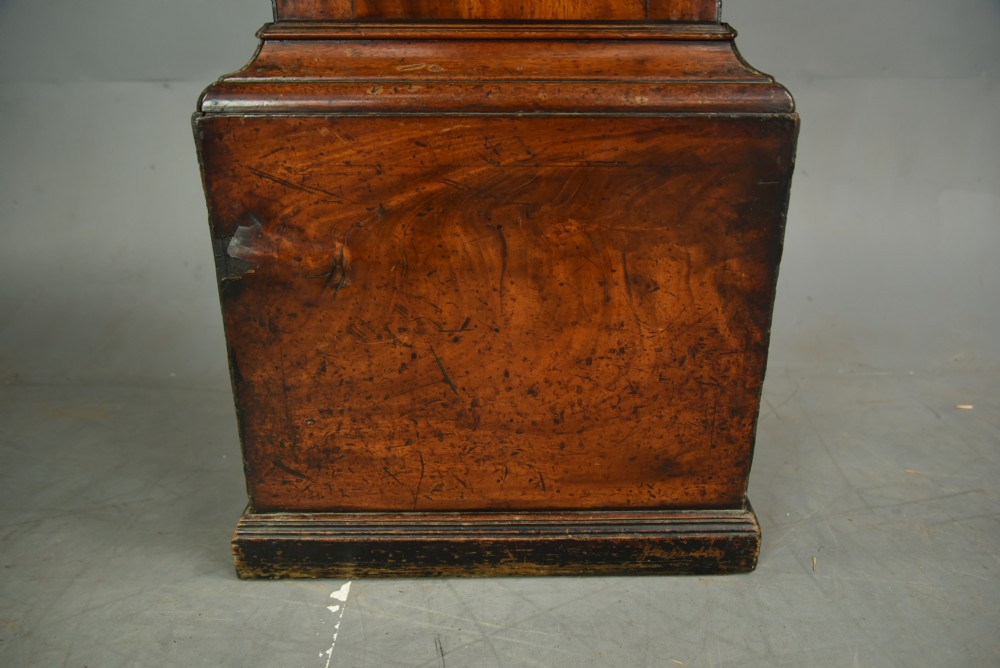 19th century antique mahogany grandfather clock long case clock View X