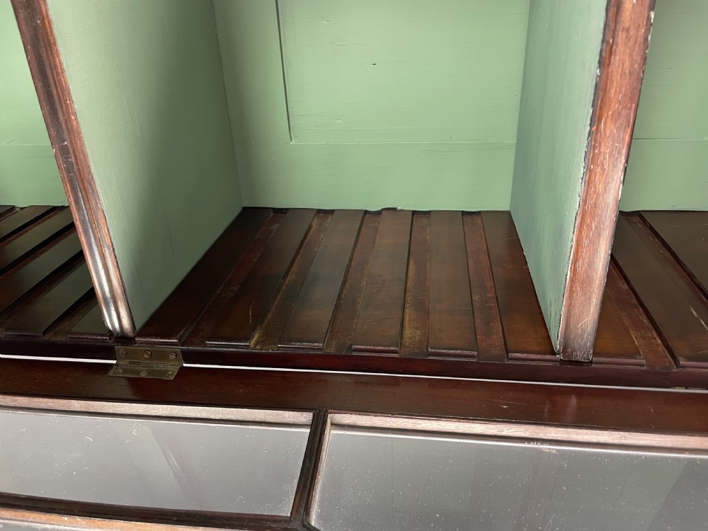 Edwardian Chippendale revival bookcase  View VI