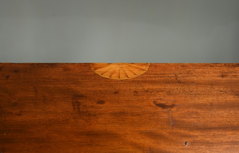 Pair of 19th century mahogany Demi lune console tables  View VII