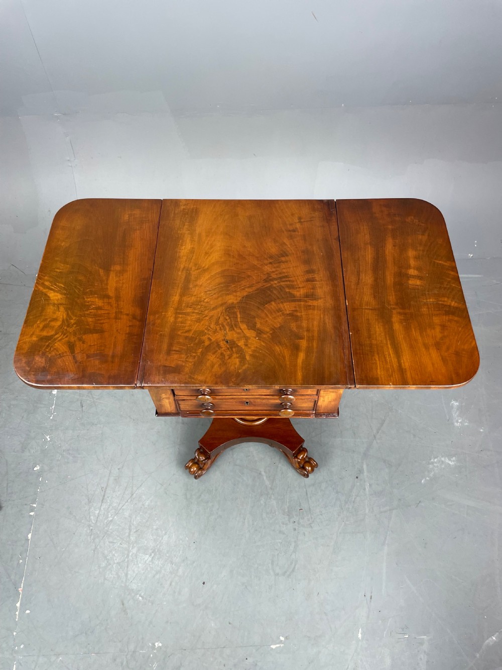 Victorian mahogany side table /lamp table  View IV