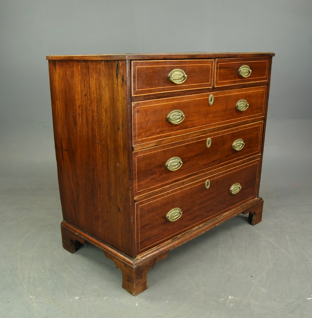 Georgian mahogany chest of drawers  View II