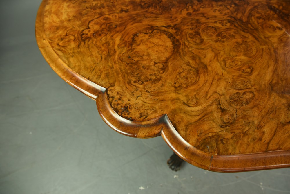 Antique Walnut centre table or dining table  View VI