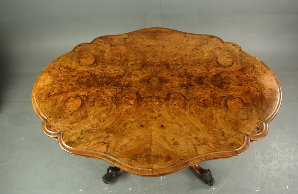 Antique Walnut centre table or dining table  View VII