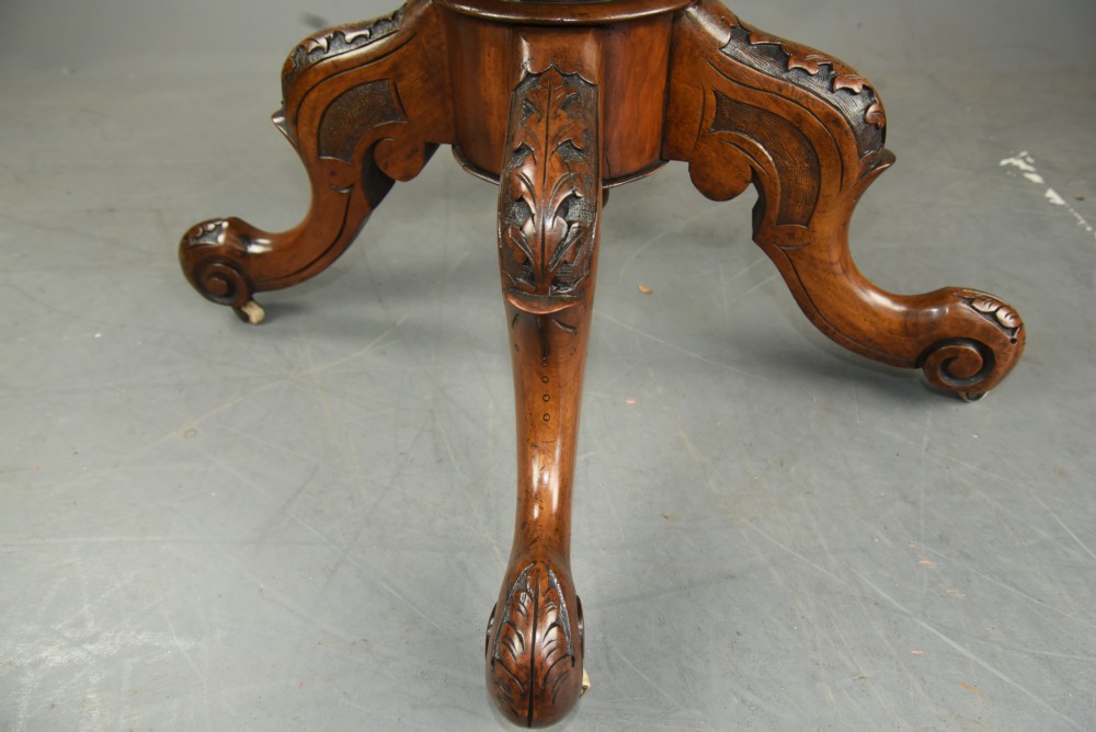 Victorian burr walnut coffee table  View VI