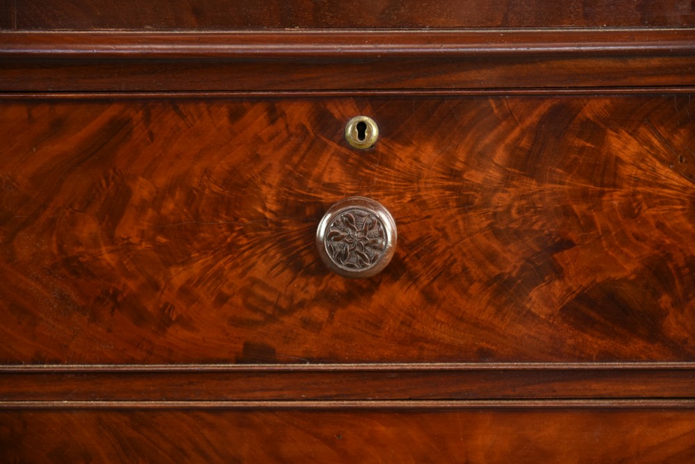 Victorian mahogany linen press wardrobe  View V