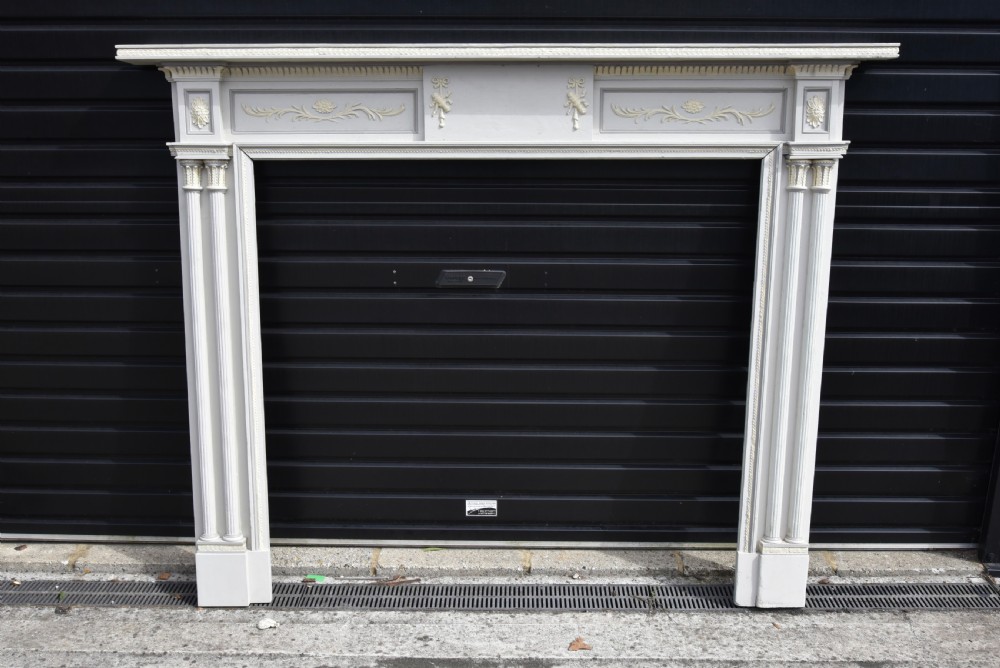18th century fire surround in the Adams style 