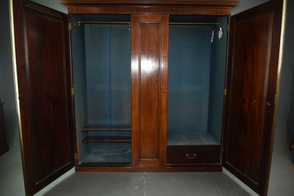 Victorian two door double wardrobe  View IV