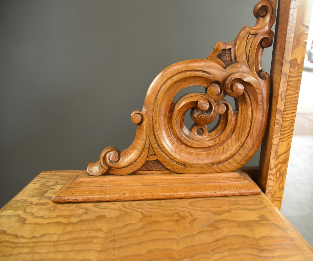 Antique Victorian pedestal dressing table  View III