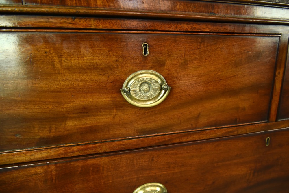 Georgian mahogany linen press wardrobe  View VI