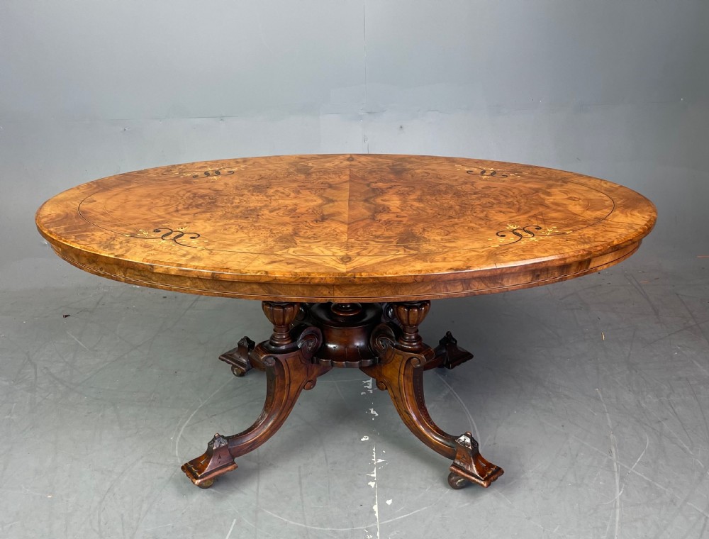 Victorian walnut coffee table 