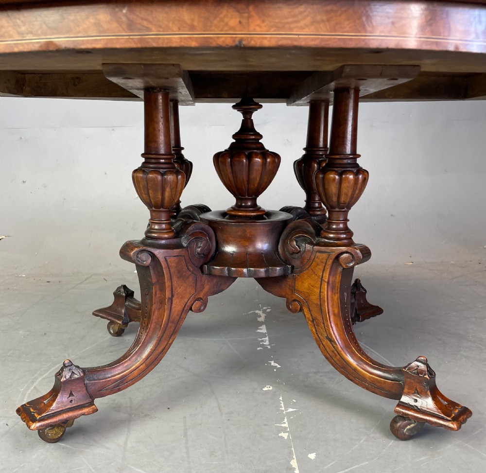 Victorian walnut coffee table  View IV