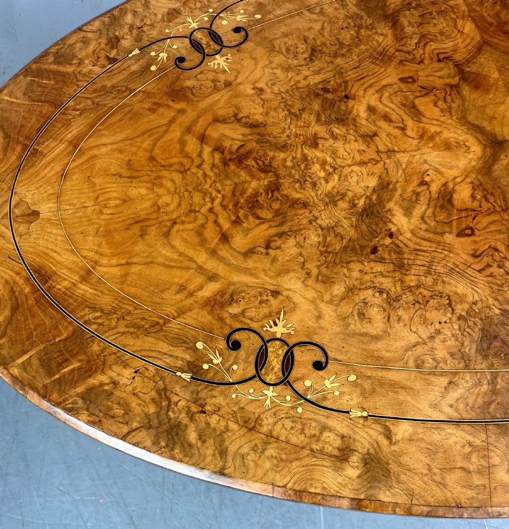 Victorian walnut coffee table  View V