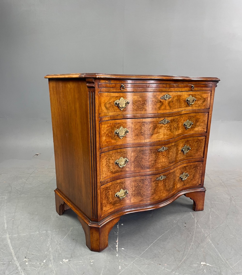 walnut Serpentine chest of drawers  View III